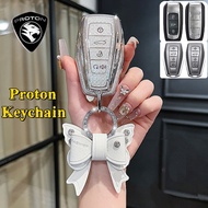 New Proton Car Keychain  Butterfly Pendant Smart Key Cover for X50 S70 X70 X90 Key Shell