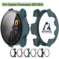 BUMPER HARD CASE GARMIN FORERUNNER 265 / 265S FR265 FR265S + TEMPERED GLASS ANTI-SCRATCH CASING COVE