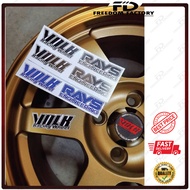 RIM STICKER RAYS VOLK RACING TE37