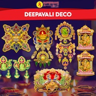 SUPERSAVE Deepavali Wall Collection 3D Sticker Diwali Hanging Ornament Wall Decoration Lights Festival