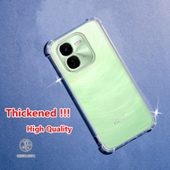 Vivo iQOO Z9x Y37 Pro 5G Y200+ V2353A I2219 V2354A Crystal Clear Jelly Case Air-Guard Corner Soft TP