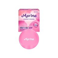 MARINA Compact Powder Uv Brighten Up 12g - With Uv a & Uv B Protection Vitamin E - Powder