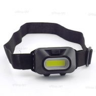Mini COB LED Headlamp 3-modes Head Light Lamp Torch 3xAAA Battery Headlight for Outdoor Camping Ridi