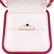 Pawnable 18K Saudi Gold Birthstone Ring 916 Gold Ring