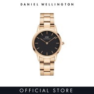 [2 Years Warranty] Daniel Wellington Iconic Link Watch 28/32mm Black - Rose gold - DW Watch for wome