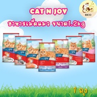 (Bag) Cat n joy Food 1.2kg Kitten Adult Cats Old