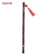 [tishita] Traditional 8 Hole Bamboo Flute Wood Flute School Flute with Chinese