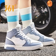 361 Women's Shoes Sneakers High-Top Shoes Winter Shoes Women's Casual Shoes Spring Autumn Flat White
