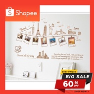 RELIZA WALL STICKER WALL STICKER/ 60X90 TRAVEL PARIS FRAME PHOTO FRAME AY9011
