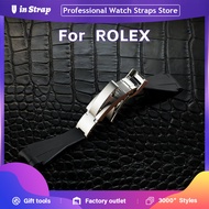 Apply To ROLEX Sea-Dweller Deepsea Watch Strap, Rubber Replacement Band For 116660 Model 21mm