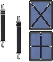 Magic Sofa Covers Holder Clips Couch Covers Holder Straps Adjustable from 10 to 60 inches (25-160cm)