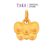 HM5 TAKA Jewellery 999 Pure Gold Pendant Ribbon
