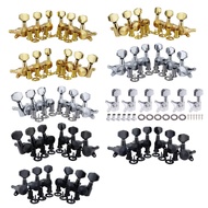 Mya 6Pcs 6R 6L 3R+3L Guitar Locking Tuners 1 18 Lock String Tuning for Key Pegs Machine Heads for LP