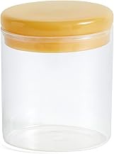 HAY AB333-A602-AF04 Borosilicate Glass Storage Jar with Lid Borosilicate Glass with Lid Silicone Dim