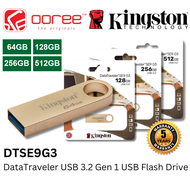 KINGSTON DTSE9G3 DATATRAVELER SE9 G3 USB 3.2 GEN 1 FLASH DRIVE THUMBDRIVE PENDRIVE - 64GB / 128GB / 256GB / 512GB