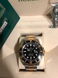 可補錢換錶  126603 Rolex sea dweller 單金 Full set 2021年 ，送全新rubber b s size錶帶，未經打磨任檢查，可上行