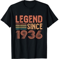 Men's cotton T-shirt Vintage Legend Since 1936 86 Years Old 86th Birthday T-Shirt