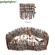 GADGETGLOW​ Simulation Farm Ranch DIY Fence, DIY Farm Fence Accessories Simulation Ranch Fence, Mini