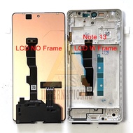 6.67 ต้นฉบับสำหรับ Xiaomi Redmi Note กระจกกันรอยดิจิตอลหน้าจอสัมผัส13กรอบหน้าจอแอลซีดีสำหรับ Redmi N