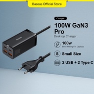 Baseus 100W Desktop Fast Charger Gan 3 Pro 2U+2C for Laptops AFC PD QC Quick Charging
