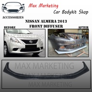 NISSAN ALMERA 2013 FRONT DIFFUSER SKIRT BODYKIT