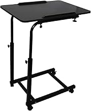 Adjustable Height PC Computer Rolling Desk Laptop Table Cart Mobile Bed Stand Sofa Table Fashionable