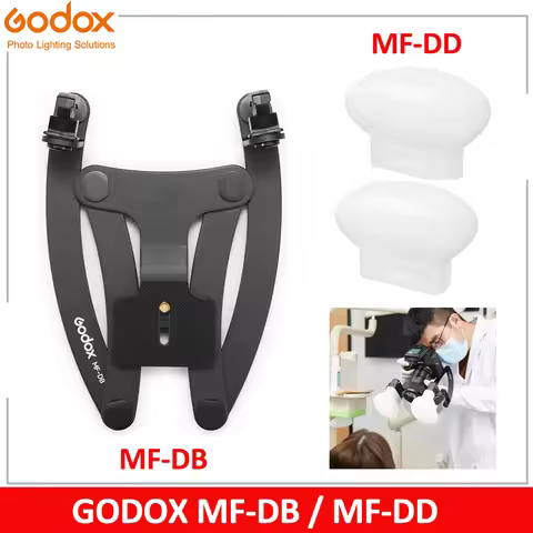 GODOX MF-DB MF-DD Flexible Flash Bracket for Godox MF12 Flash Macro Dental Photography Compatible wi
