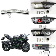 KAWASAKI ZX6R 2024 2025 RACING EXHAUST PIPING + MUFFLER BOX SLIP ON ZX6 ZX 6R FULL SYSTEM MANIFOLD H