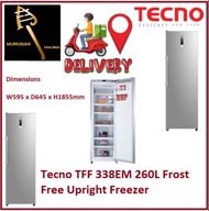 Tecno TFF 338EM 260L Frost Free Upright Freezer / FREE EXPRESS DELIVERY
