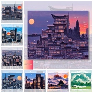 Nong Yang-30*40cm/40*50cm-paint by number sg-number painting for adult -Press Number Painting Diy Pa