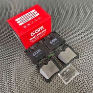 ผ้าเบรคหลัง5UZ  Sam-Japan