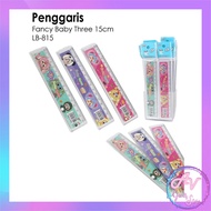 1Pcs 15cm Character Ruler 1 Piece Fancy 15cm Plastic Ruler Ruler/