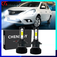 สำหรับNissan Almera N17 2016 2017 2018 2019 2020 (ไฟหน้า) - ชุดแปลงไฟหน้าแบบLEDด้านหน้า 6000K 12V-32