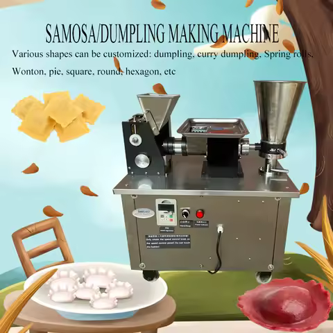 Commercial Automatic Gyoza Wrapper Ravioli Pelmeni Empanada Samosa Momo Maker Small Electric Dumplin