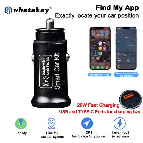 AP200 20W USB Car Charge Phone Charger Fast Charging Type C QC3.0 With iPhone GPS Locator tracker Fi
