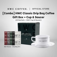 [Combo] HWC Classic Drip Bag Coffee Gift Box + Cup & Saucer