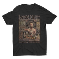 NAPALM DEATH BAND T-SHIRT Napalm Death dystopia vanquished T-Shirt/