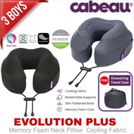 Cabeau Neck Pillow EVOLUTION PLUS Model Memory Foam Ergonomic Spine Alignment Cooling Fabric Cool An