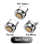 AUFU 7Pin 5A Magnetic Type C Cable For Xiaomi POCO Redmi Magnet Fast Charging Wire For iPhone iPad S