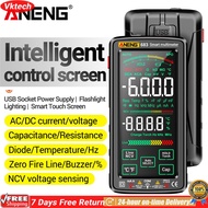 【Ready】【Vktech】ANENG 681 682 683 6000 นับมัลติมิเตอร์แบบดิจิตอลสมาร์ท Anti-Burn ชาร์จเมตร NCV เครื่อ