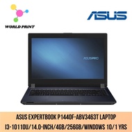 Asus Expertbook P1440F-ABV3463T Laptop - i3-10110U/14.0-inch/4GB/256GB/Windows 10/1 Yrs