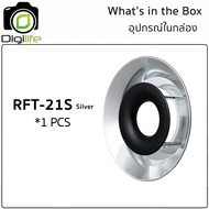 Godox Reflector RFT-21S Silver 38 cm. / 15 inch For Godox Ring Flash Head R1200 - Digilife Thailand