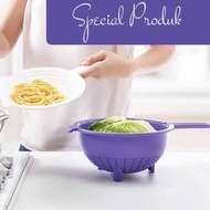 Tupperware double colander strainer
