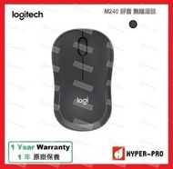 Logitech - M240 靜音 無線滑鼠 - 黑色