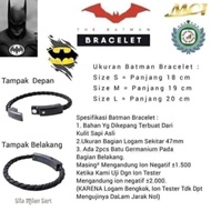 MCI Gelang Kesehatan Batman Bracelet Original MCI