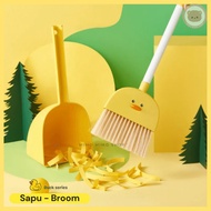 Set sapu pengki BEBEK - Set Broom Dustpan Duck series Alat pembersih