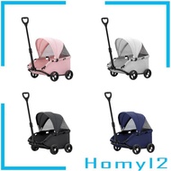 [HOMYL2] Foldable, Breathable, Spacious, Lightweight Pet Stroller for Dogs And Cats with 4 Wheels, I
