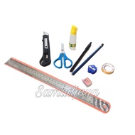 Cutter and scissors stationery package