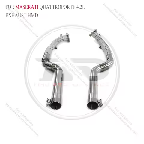 HMD Downpipe for Maserati Quattroporte 4.2L Stainless steel Exhaust System High Flow Performance Wit