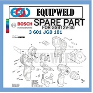 SPARE PART - BOSCH DC MOTOR / ELECTRONIC MODULE / SWITCH / GEAR BOX / HOUSING / KEYLESS CHUCK FOR GS